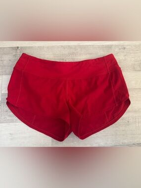 Lululemon Shorts Speed Up Red Size 6 2.5”